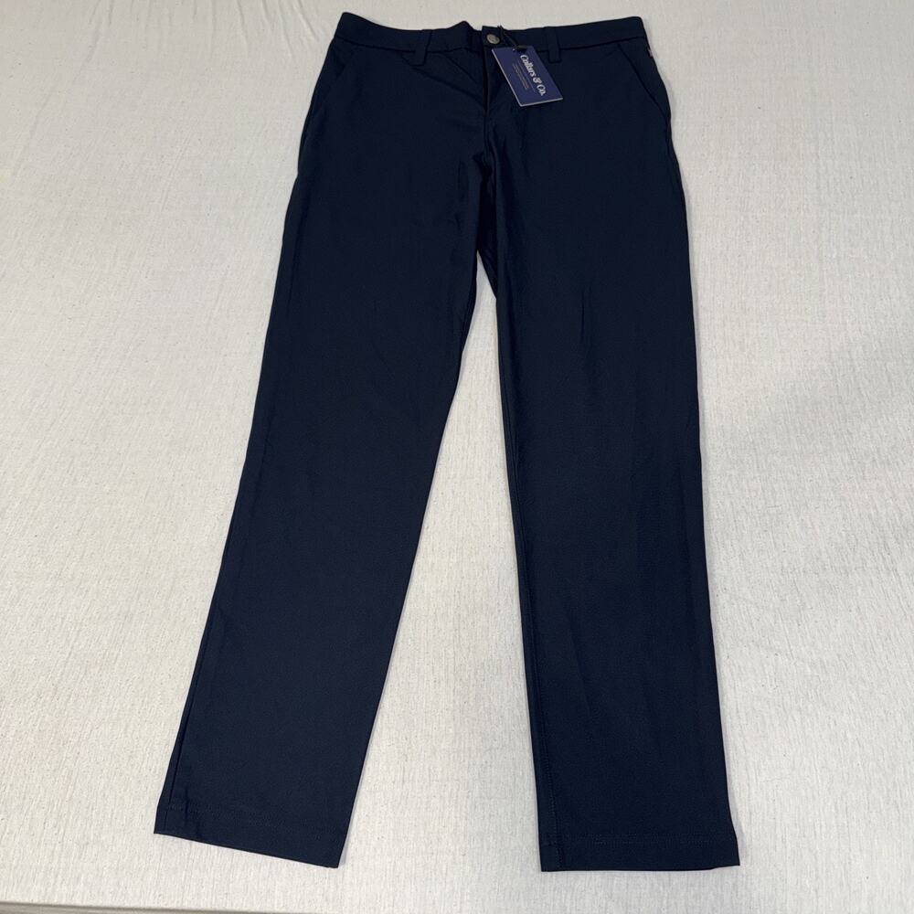 Collars & Co Navy Blue Apex Tech Pant Performance Men's 30x30 New With tags